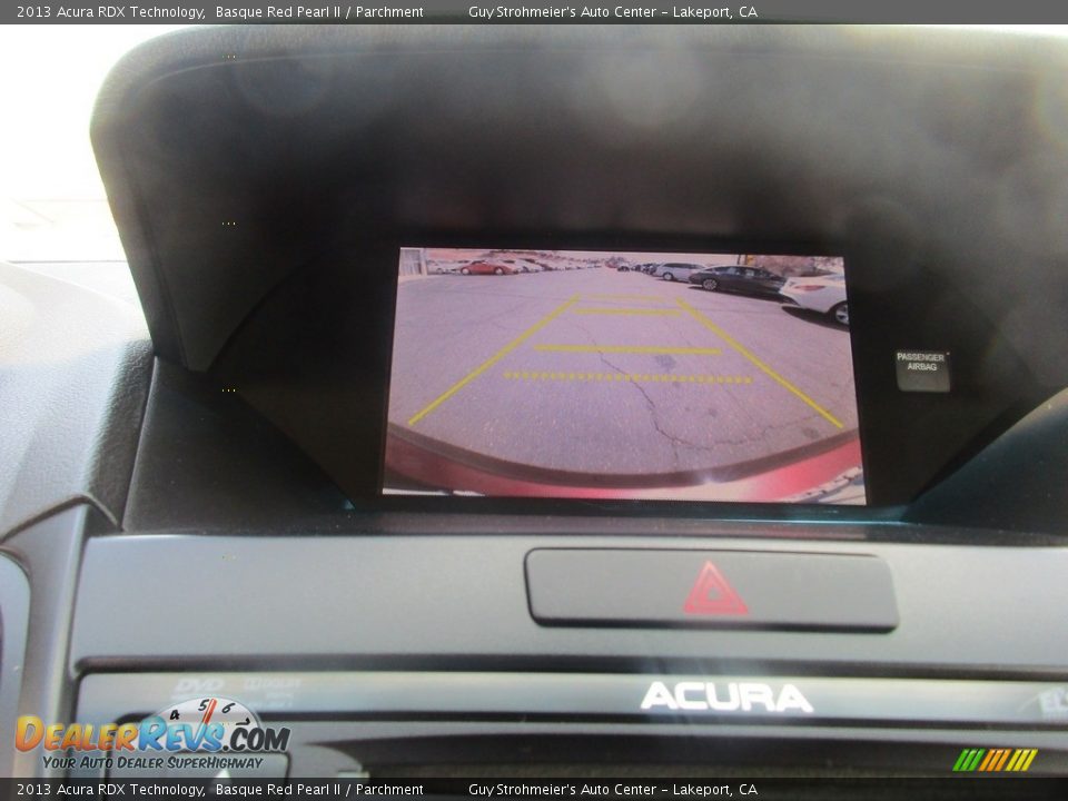 2013 Acura RDX Technology Basque Red Pearl II / Parchment Photo #18