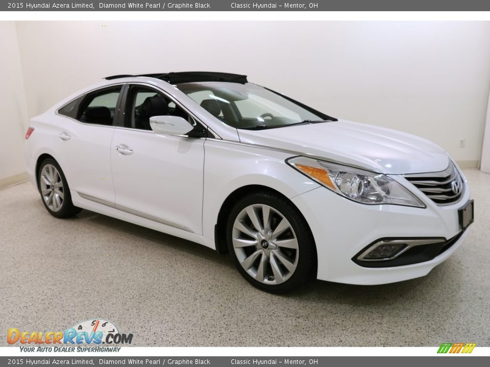 2015 Hyundai Azera Limited Diamond White Pearl / Graphite Black Photo #1