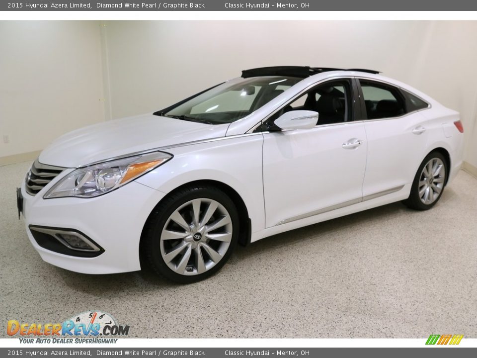 2015 Hyundai Azera Limited Diamond White Pearl / Graphite Black Photo #3