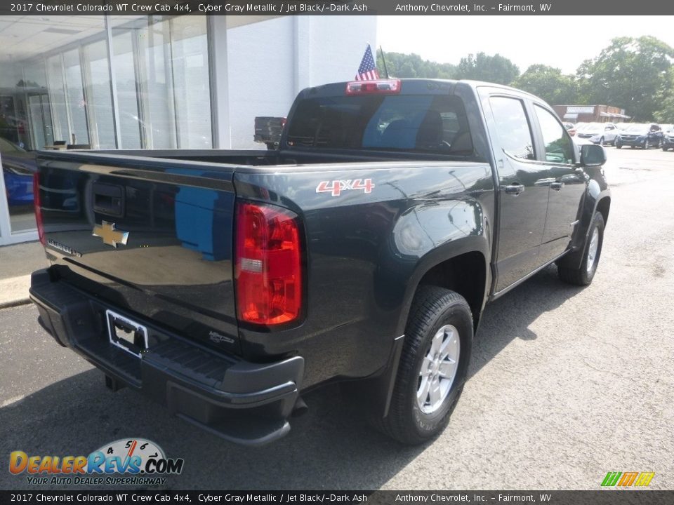 2017 Chevrolet Colorado WT Crew Cab 4x4 Cyber Gray Metallic / Jet Black/­Dark Ash Photo #4