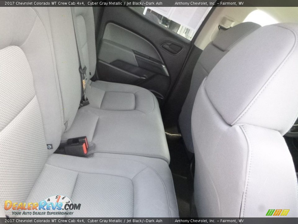2017 Chevrolet Colorado WT Crew Cab 4x4 Cyber Gray Metallic / Jet Black/­Dark Ash Photo #11