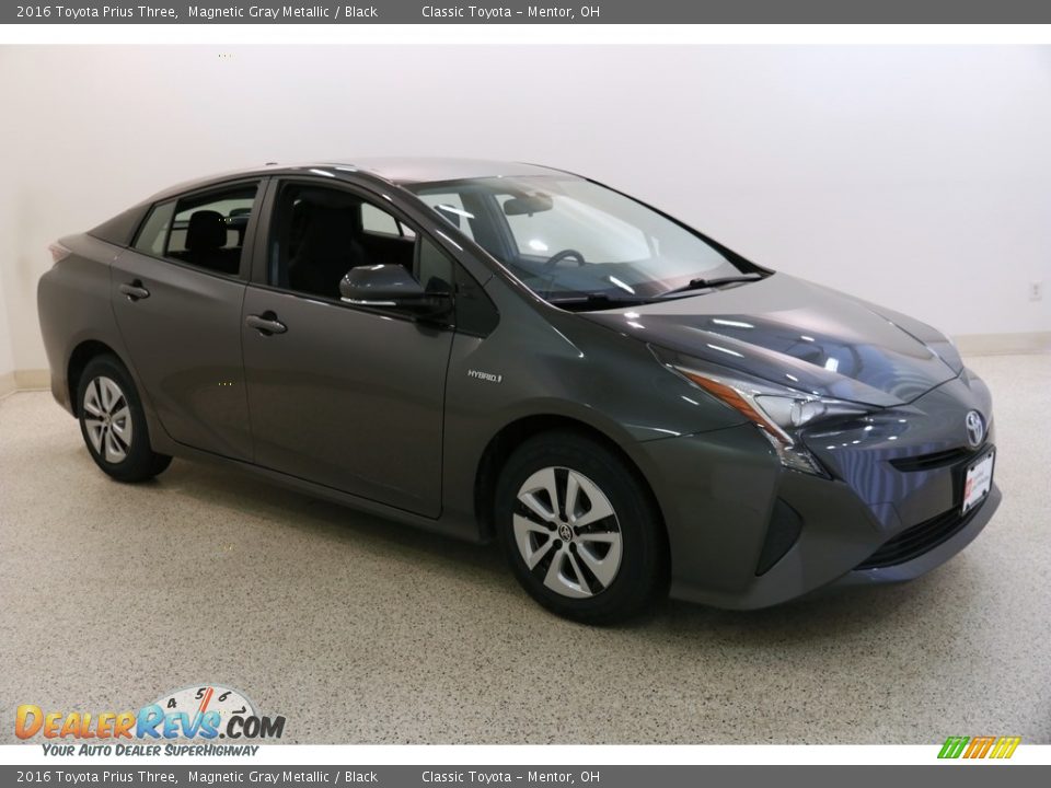 2016 Toyota Prius Three Magnetic Gray Metallic / Black Photo #1
