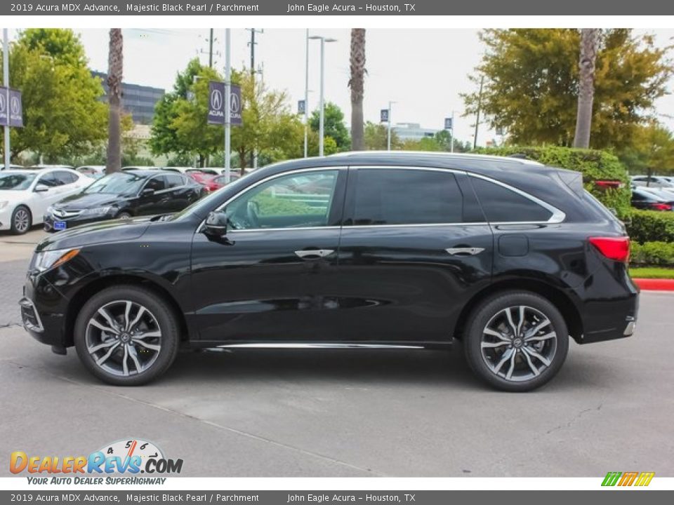 2019 Acura MDX Advance Majestic Black Pearl / Parchment Photo #4