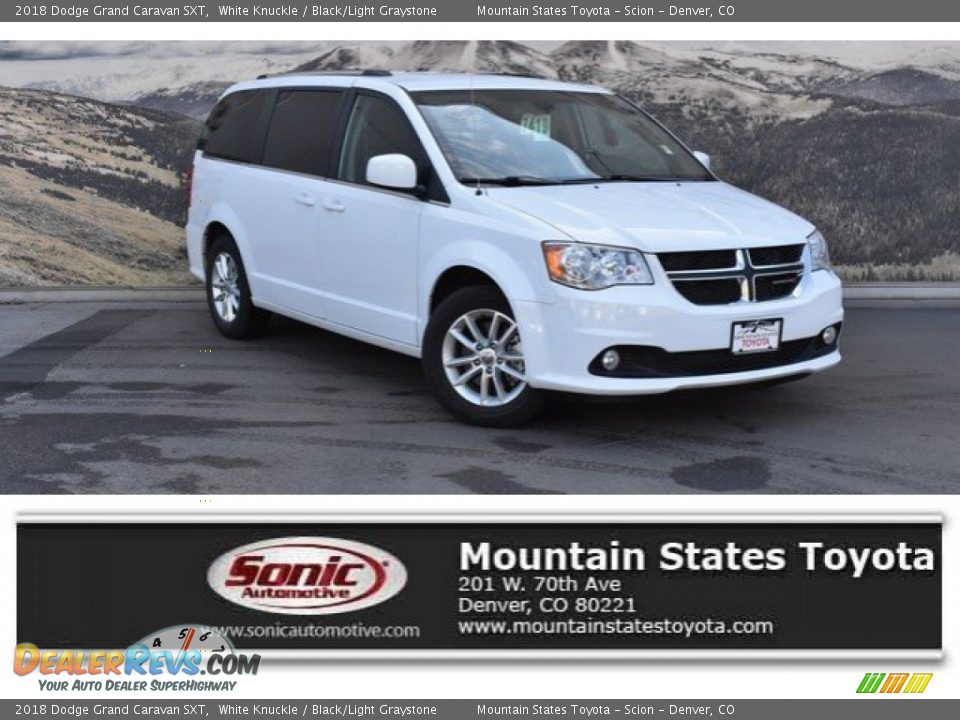 2018 Dodge Grand Caravan SXT White Knuckle / Black/Light Graystone Photo #1