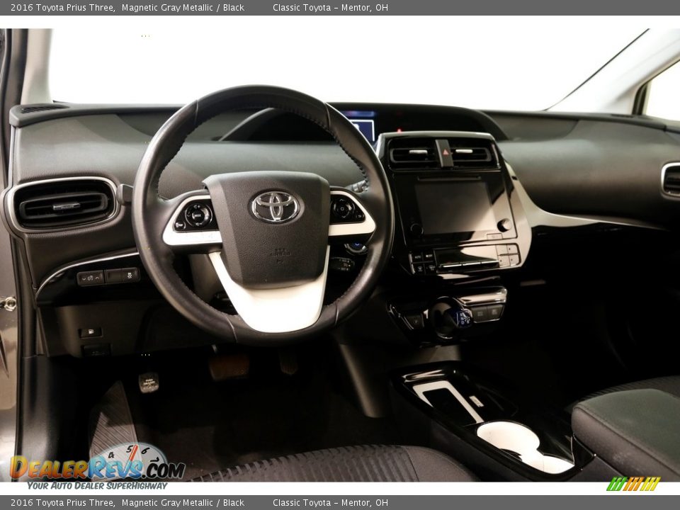 2016 Toyota Prius Three Magnetic Gray Metallic / Black Photo #6