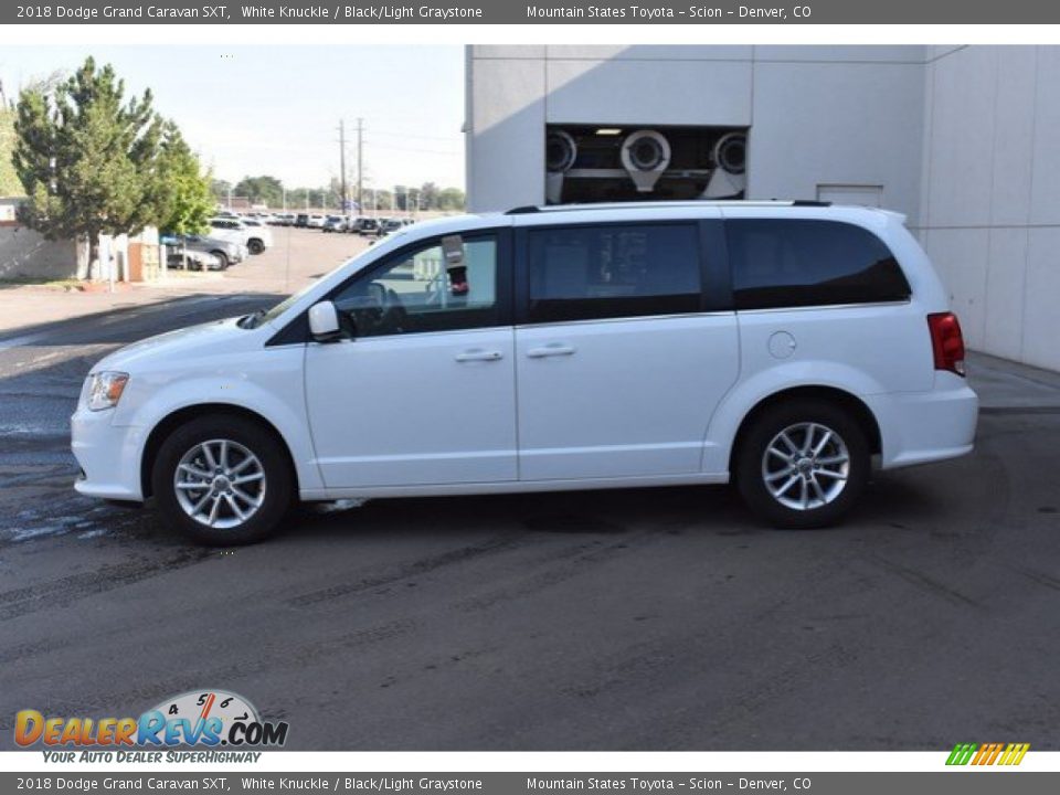 2018 Dodge Grand Caravan SXT White Knuckle / Black/Light Graystone Photo #3