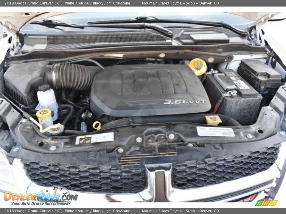 2018 Dodge Grand Caravan SXT White Knuckle / Black/Light Graystone Photo #9