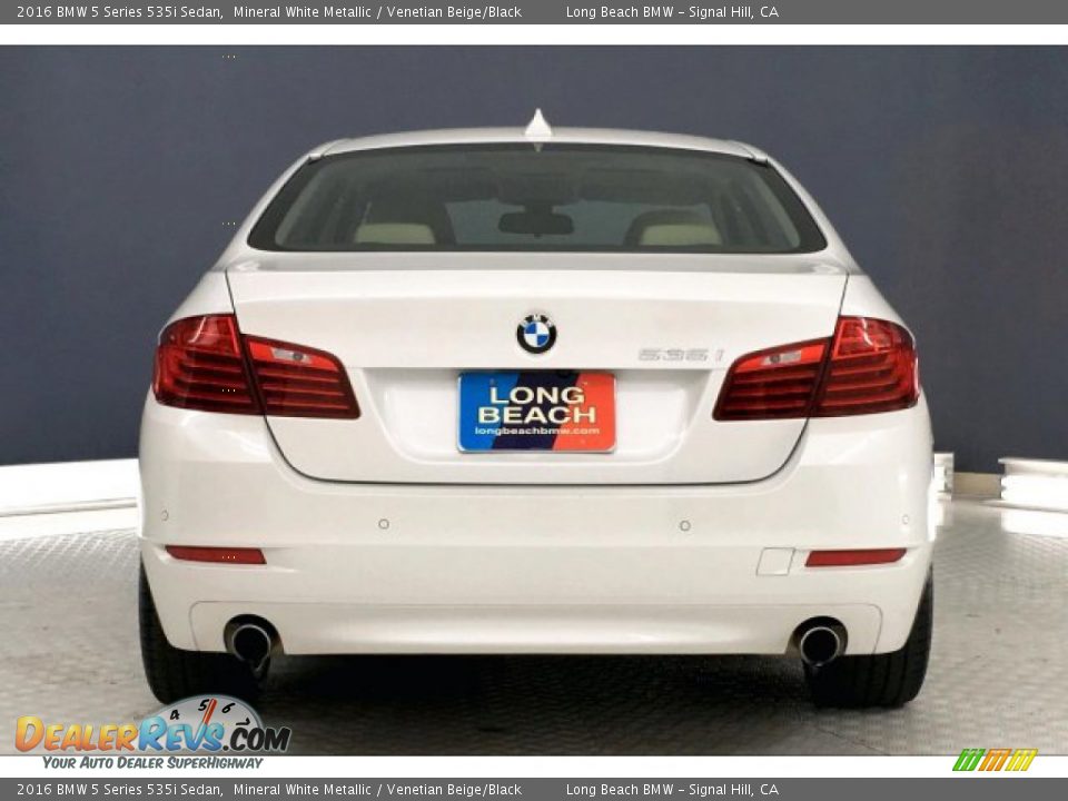 2016 BMW 5 Series 535i Sedan Mineral White Metallic / Venetian Beige/Black Photo #3
