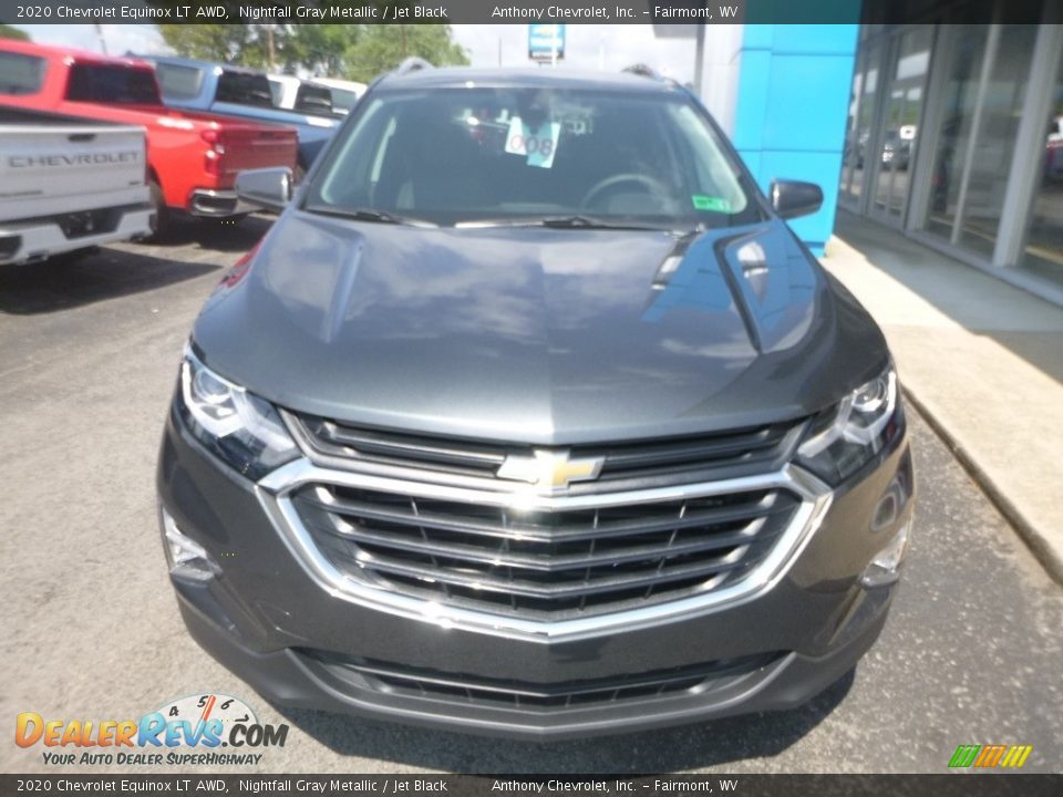 2020 Chevrolet Equinox LT AWD Nightfall Gray Metallic / Jet Black Photo #8