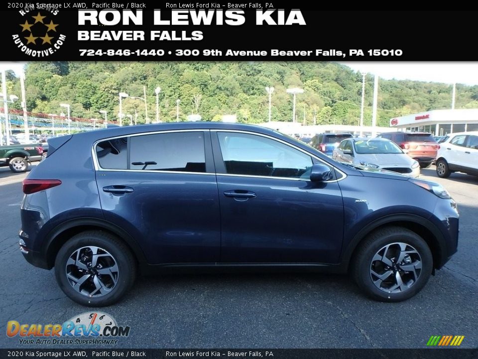 2020 Kia Sportage LX AWD Pacific Blue / Black Photo #1