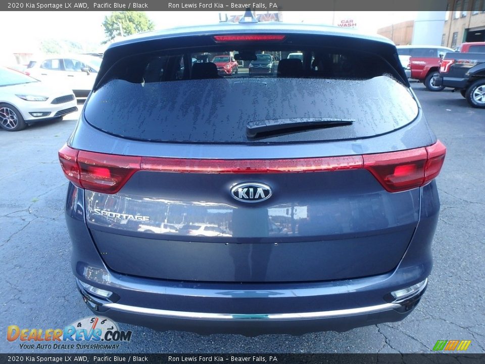 2020 Kia Sportage LX AWD Pacific Blue / Black Photo #3