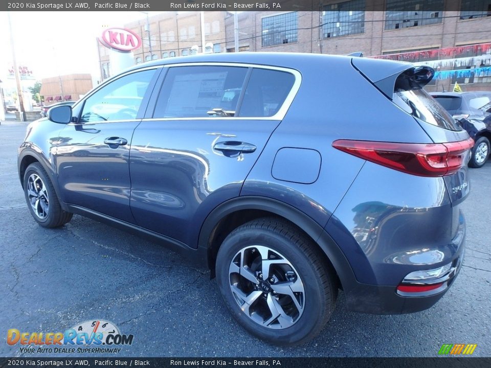 2020 Kia Sportage LX AWD Pacific Blue / Black Photo #5