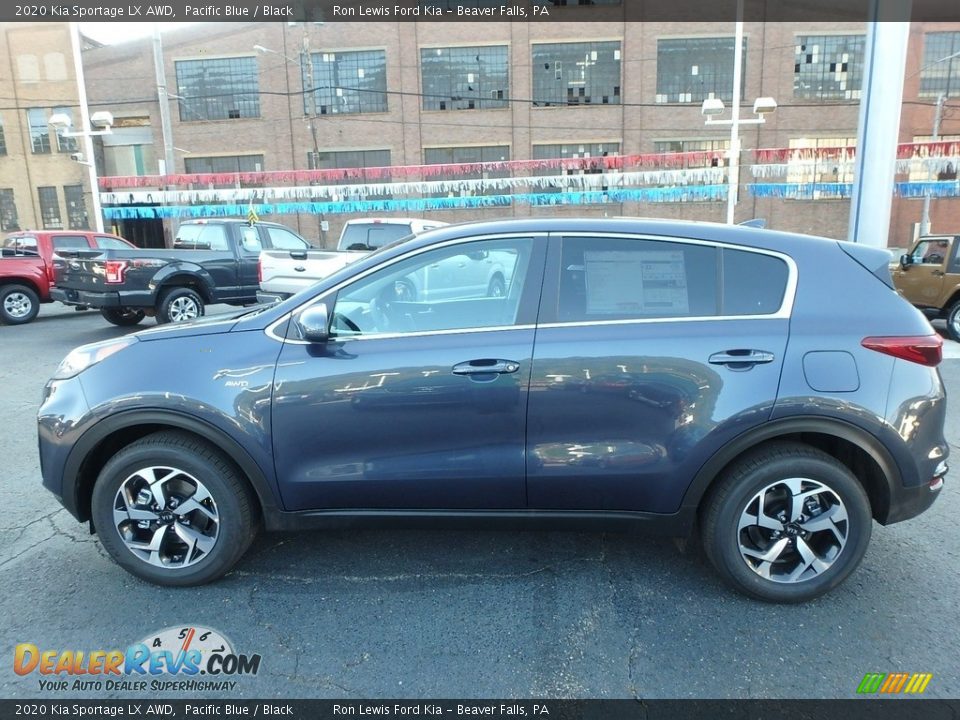 2020 Kia Sportage LX AWD Pacific Blue / Black Photo #6