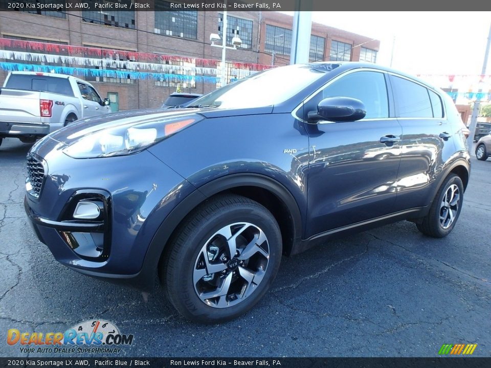 2020 Kia Sportage LX AWD Pacific Blue / Black Photo #7