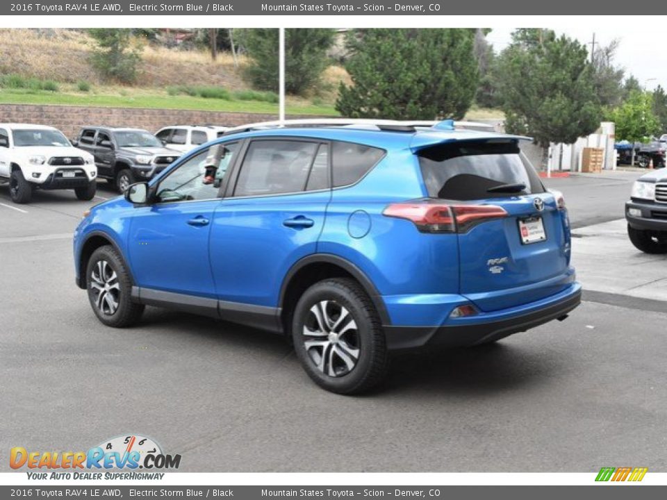 2016 Toyota RAV4 LE AWD Electric Storm Blue / Black Photo #4