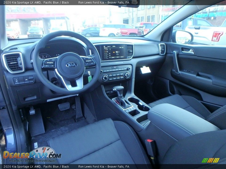Black Interior - 2020 Kia Sportage LX AWD Photo #13