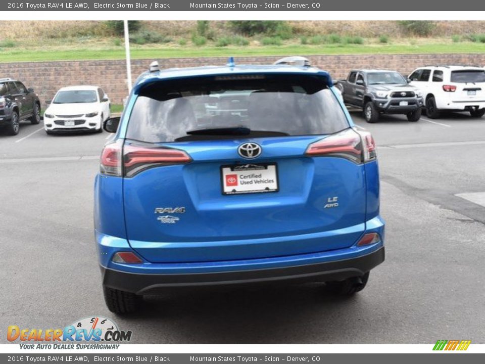 2016 Toyota RAV4 LE AWD Electric Storm Blue / Black Photo #5