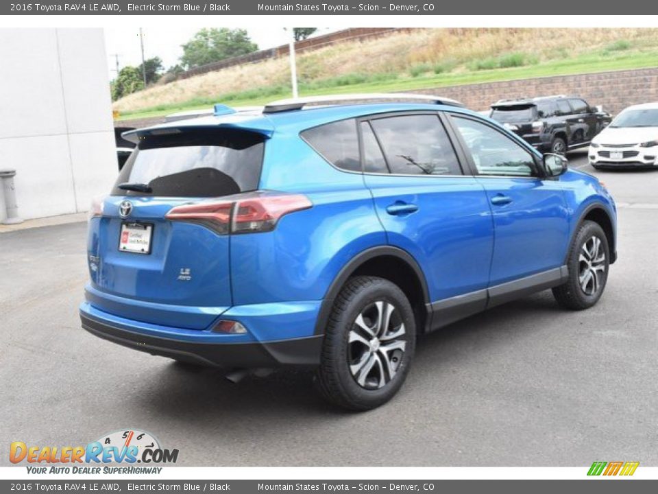 2016 Toyota RAV4 LE AWD Electric Storm Blue / Black Photo #6