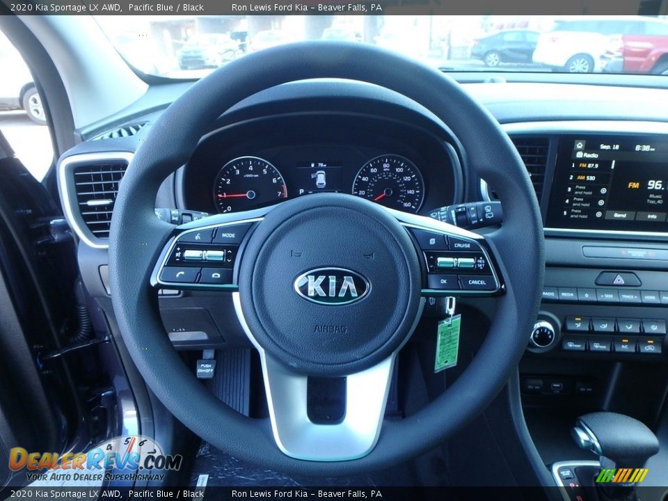 2020 Kia Sportage LX AWD Pacific Blue / Black Photo #15