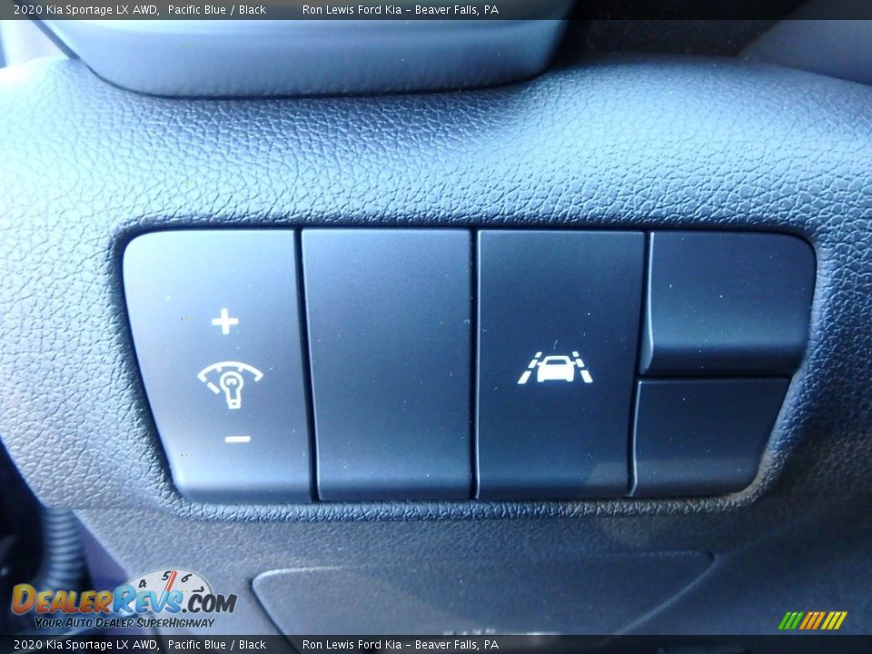 2020 Kia Sportage LX AWD Pacific Blue / Black Photo #16
