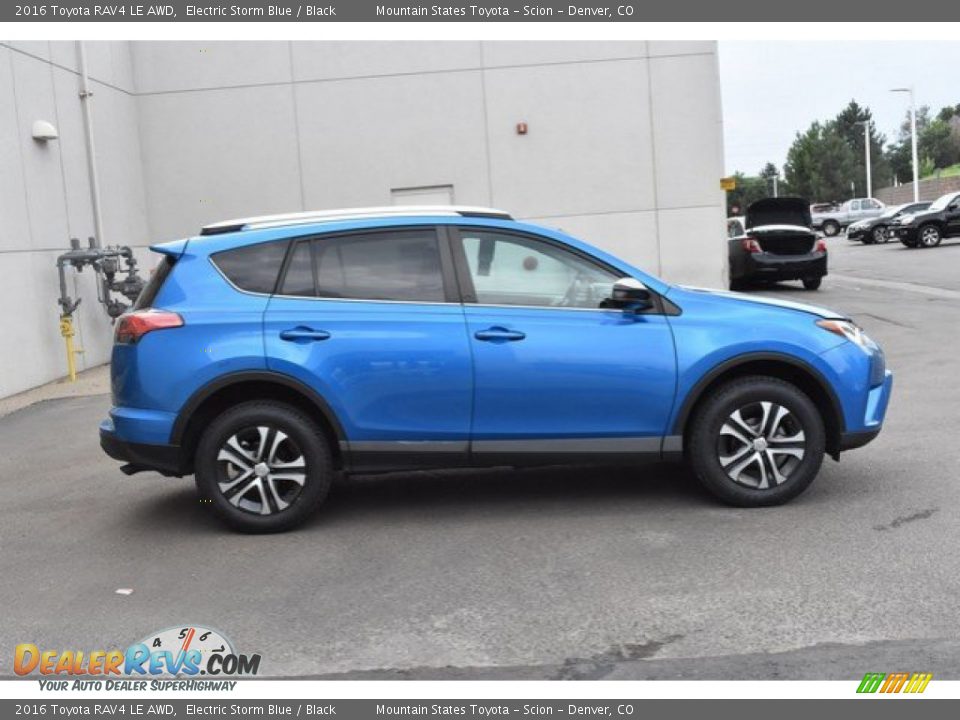2016 Toyota RAV4 LE AWD Electric Storm Blue / Black Photo #7