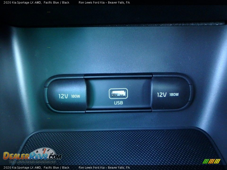2020 Kia Sportage LX AWD Pacific Blue / Black Photo #18