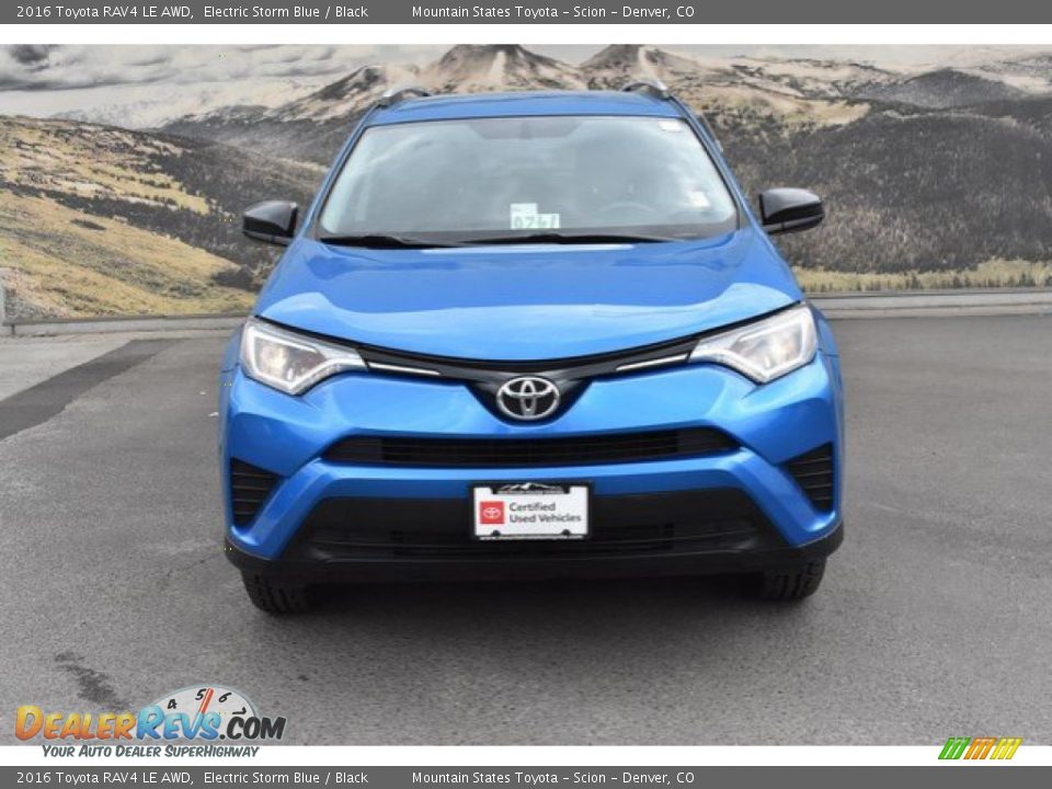 2016 Toyota RAV4 LE AWD Electric Storm Blue / Black Photo #8
