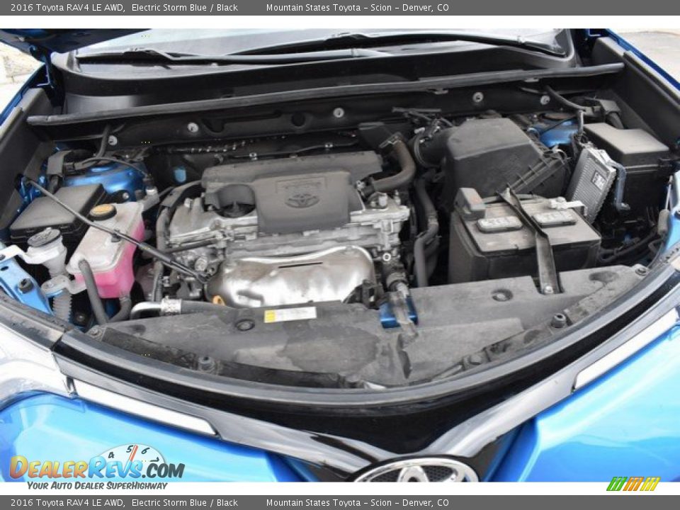 2016 Toyota RAV4 LE AWD Electric Storm Blue / Black Photo #9