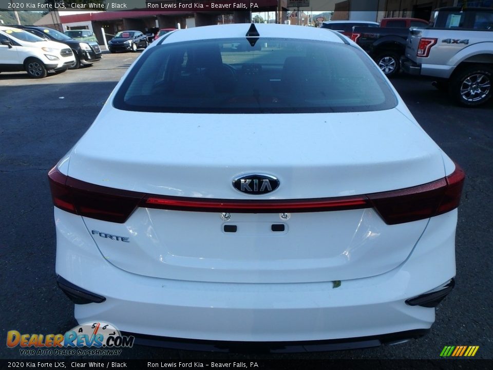 2020 Kia Forte LXS Clear White / Black Photo #4