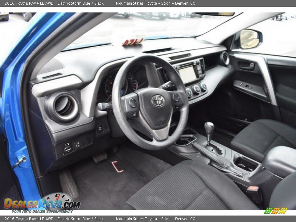 2016 Toyota RAV4 LE AWD Electric Storm Blue / Black Photo #10