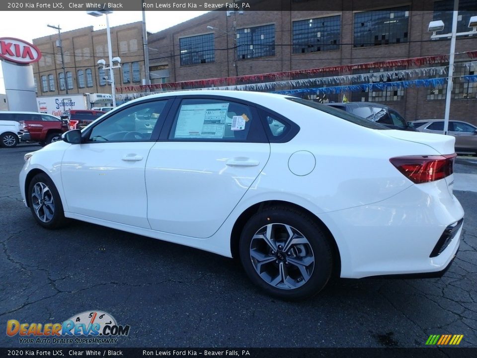 2020 Kia Forte LXS Clear White / Black Photo #5