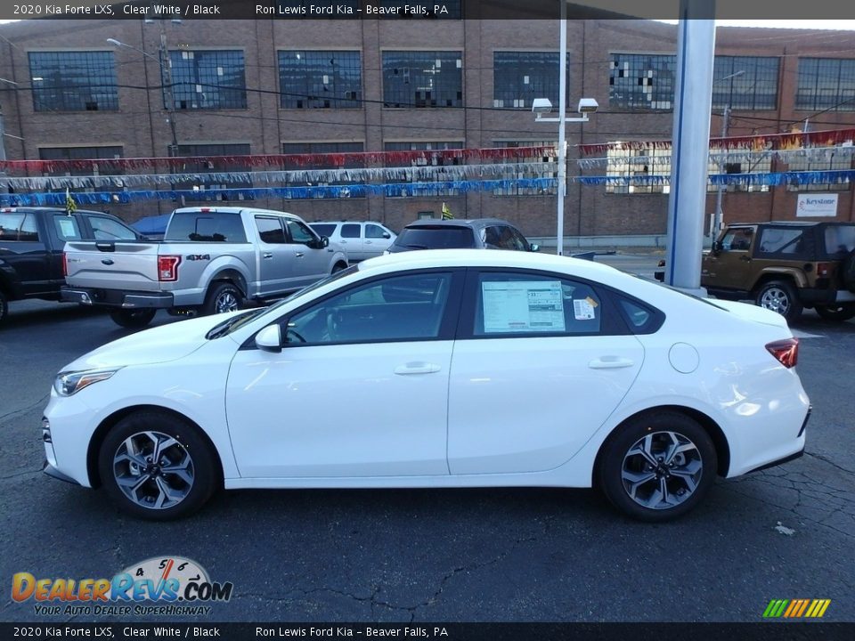 2020 Kia Forte LXS Clear White / Black Photo #6