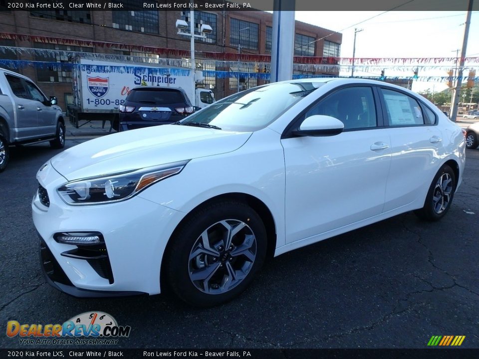 2020 Kia Forte LXS Clear White / Black Photo #7
