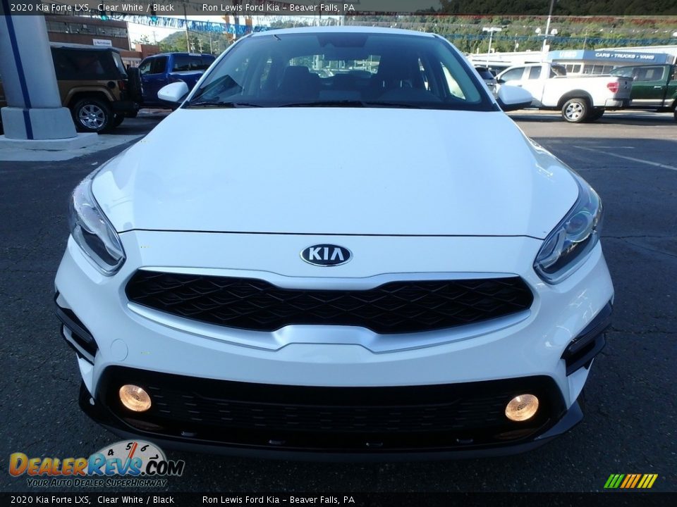 2020 Kia Forte LXS Clear White / Black Photo #8