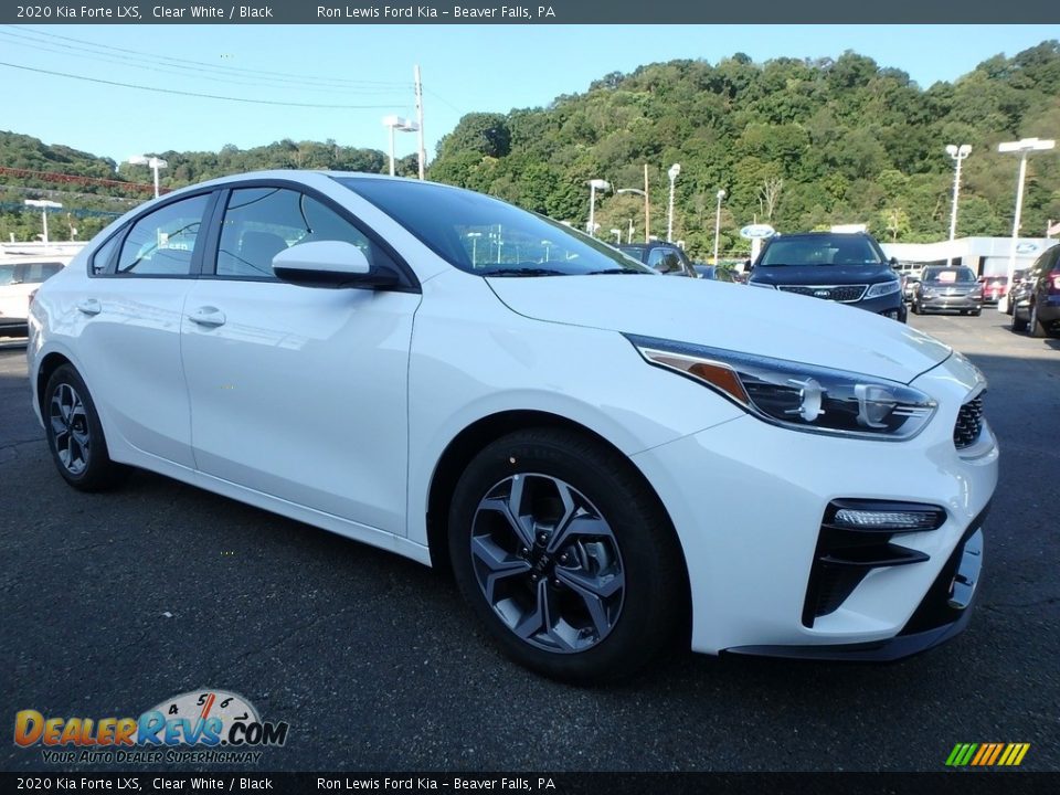 2020 Kia Forte LXS Clear White / Black Photo #9