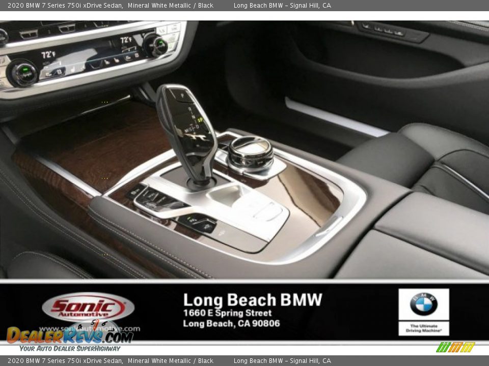 2020 BMW 7 Series 750i xDrive Sedan Mineral White Metallic / Black Photo #7