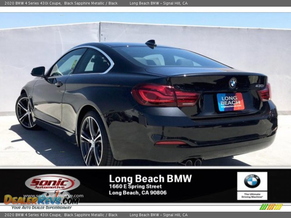 2020 BMW 4 Series 430i Coupe Black Sapphire Metallic / Black Photo #2