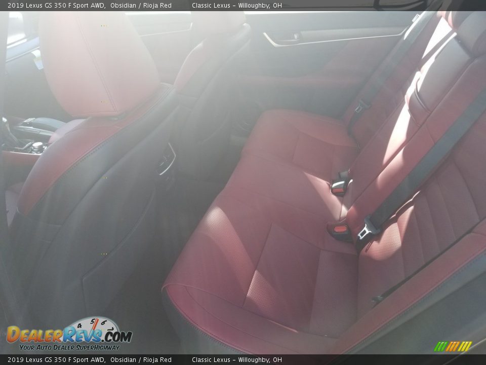 2019 Lexus GS 350 F Sport AWD Obsidian / Rioja Red Photo #3