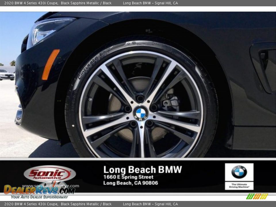 2020 BMW 4 Series 430i Coupe Black Sapphire Metallic / Black Photo #9