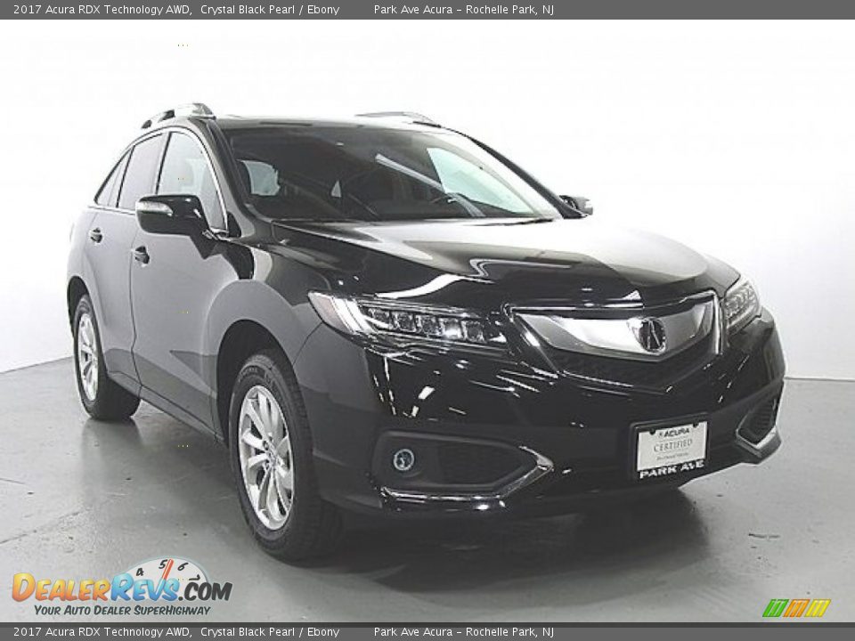 2017 Acura RDX Technology AWD Crystal Black Pearl / Ebony Photo #7