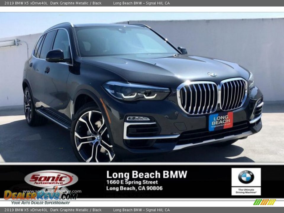 2019 BMW X5 xDrive40i Dark Graphite Metallic / Black Photo #1