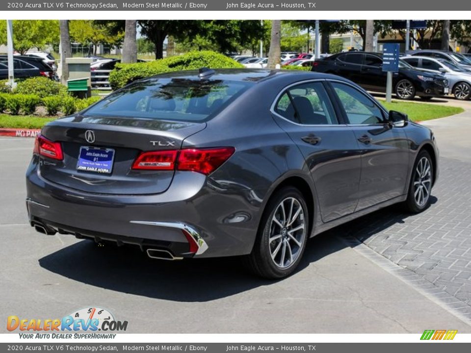 2020 Acura TLX V6 Technology Sedan Modern Steel Metallic / Ebony Photo #7