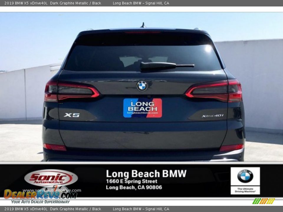 2019 BMW X5 xDrive40i Dark Graphite Metallic / Black Photo #3