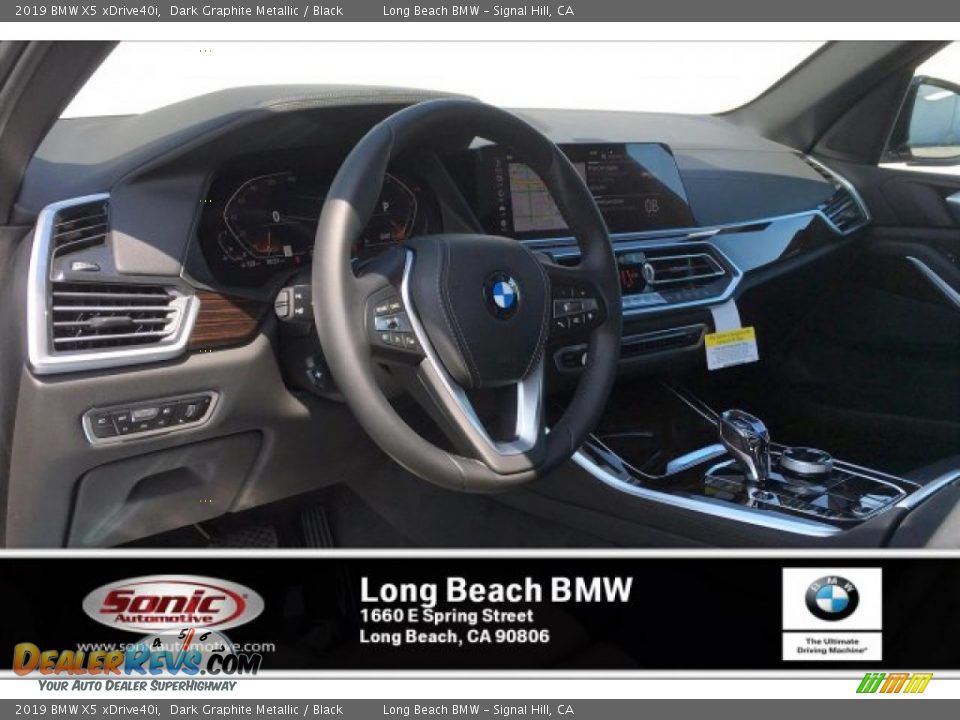 2019 BMW X5 xDrive40i Dark Graphite Metallic / Black Photo #4