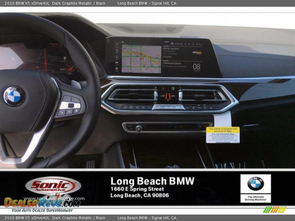 2019 BMW X5 xDrive40i Dark Graphite Metallic / Black Photo #5