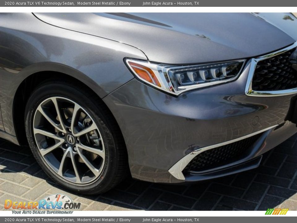 2020 Acura TLX V6 Technology Sedan Modern Steel Metallic / Ebony Photo #10