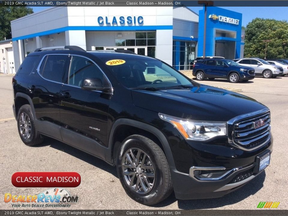 2019 GMC Acadia SLT AWD Ebony Twilight Metallic / Jet Black Photo #1