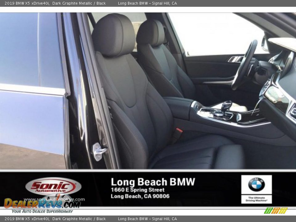 2019 BMW X5 xDrive40i Dark Graphite Metallic / Black Photo #7