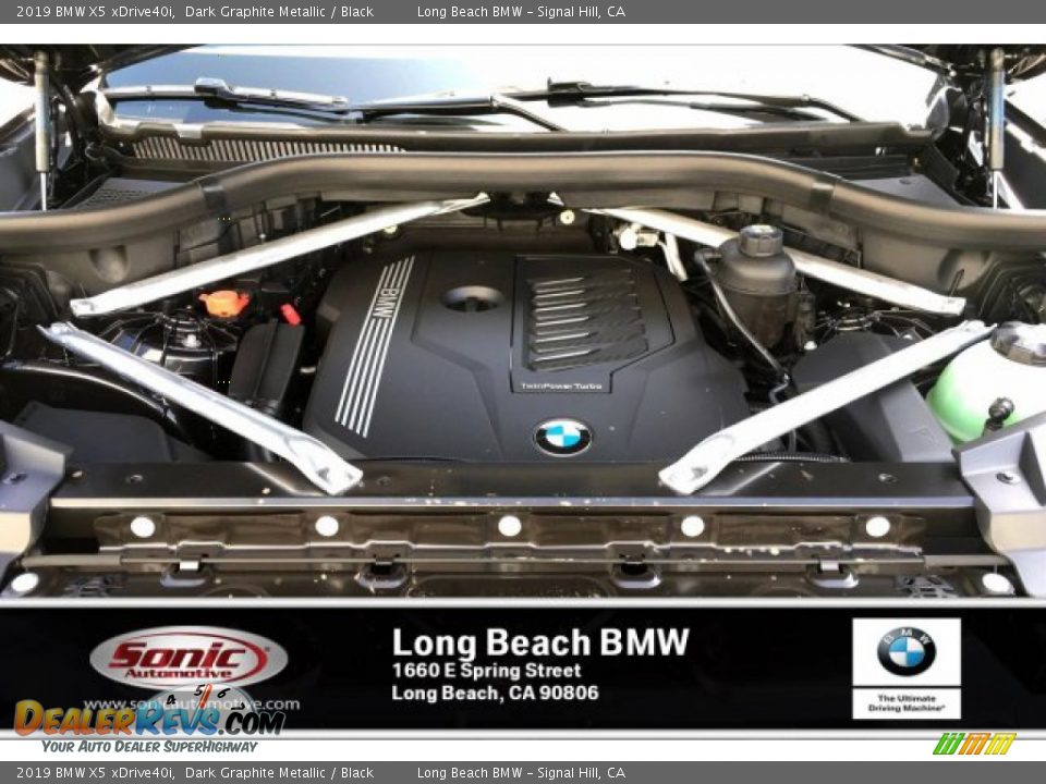 2019 BMW X5 xDrive40i Dark Graphite Metallic / Black Photo #8