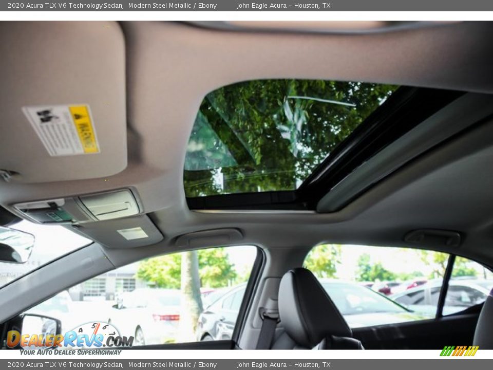2020 Acura TLX V6 Technology Sedan Modern Steel Metallic / Ebony Photo #14